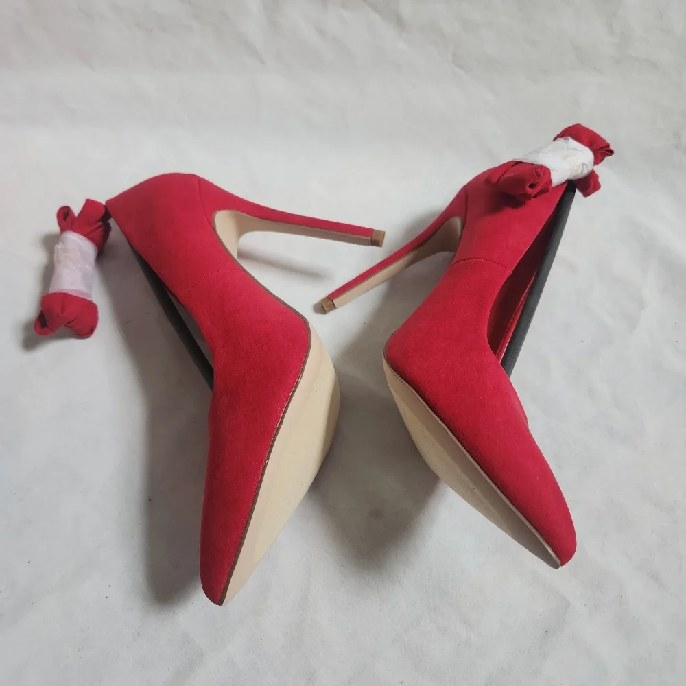 Shoe Dazzle Wilda Red Pumps Size 9.5